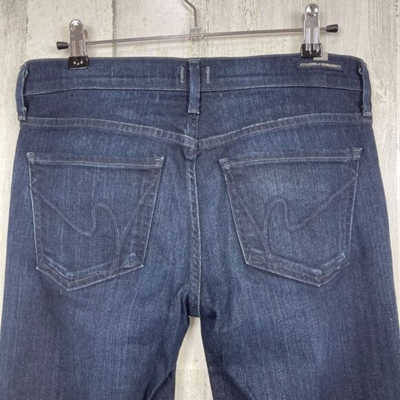Citizens of Humanity COH denim jeans bootcut dark wash blue size 27 - Picture 9 of 10